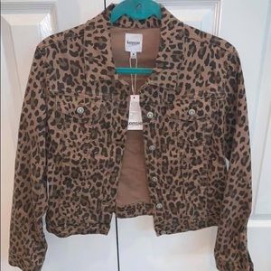 Kensie leopard print jacket